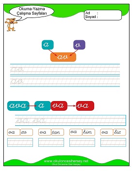 ğvfj Grubu Çalışma Sayfaları